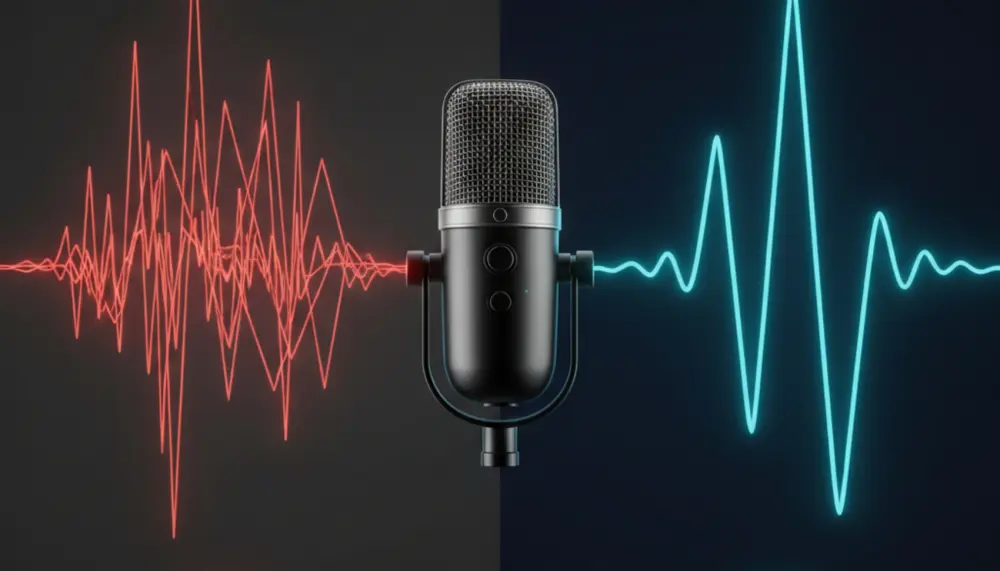 تحسين جودة صوت البشر بالملفات الصوتية