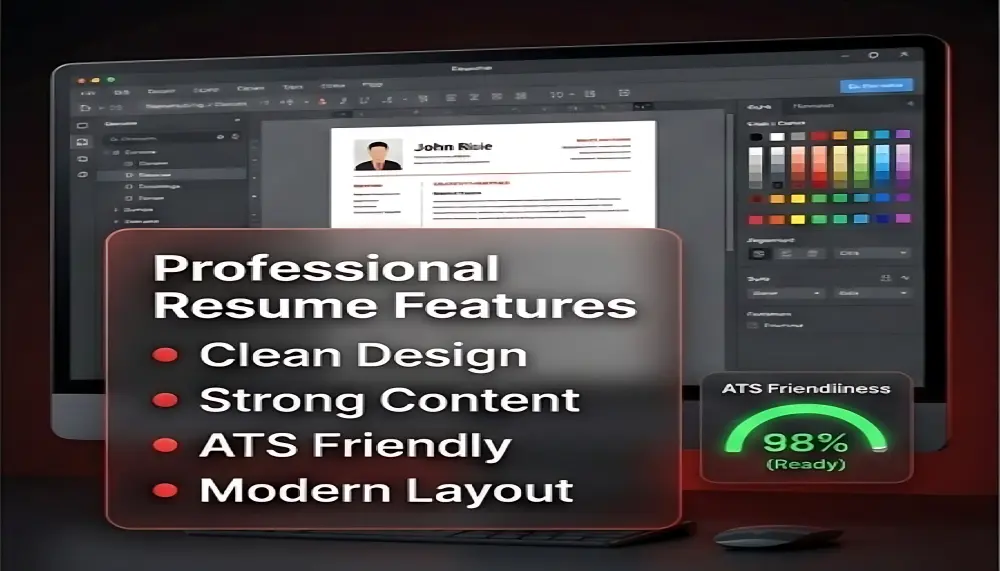 كتابة وتصميم سيرة ذاتية CV احترافي بنظام ATS
