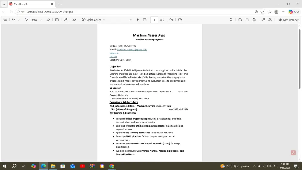 كتابة CV احترافي متوافق مع أنظمة ATS لزيادة فرص القبول