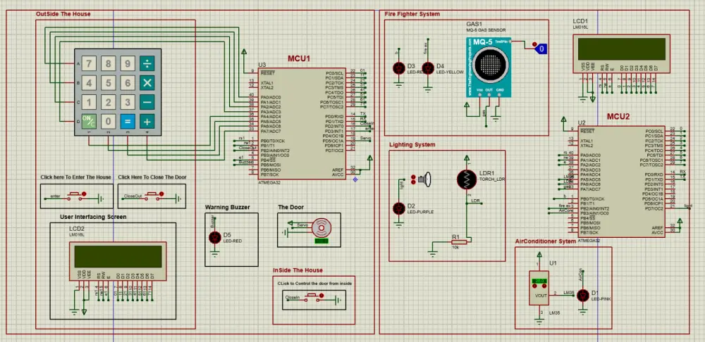 شرح مشاريع Embedded Systems و AVR مع توضيح الكود خطوة بخطوة