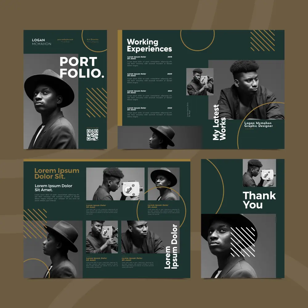 تصميم Portfolio احترافي لعرض أعمالك بشكل منظم وجذاب