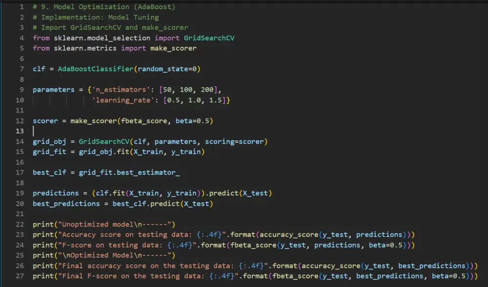 بناء نموذج ذكاء اصطناعي وتصنيف البيانات بدقة عالية