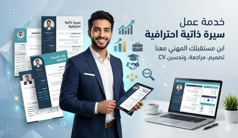 كتابة وتصميم سيرة ذاتية احترافية متوافقة مع ATS