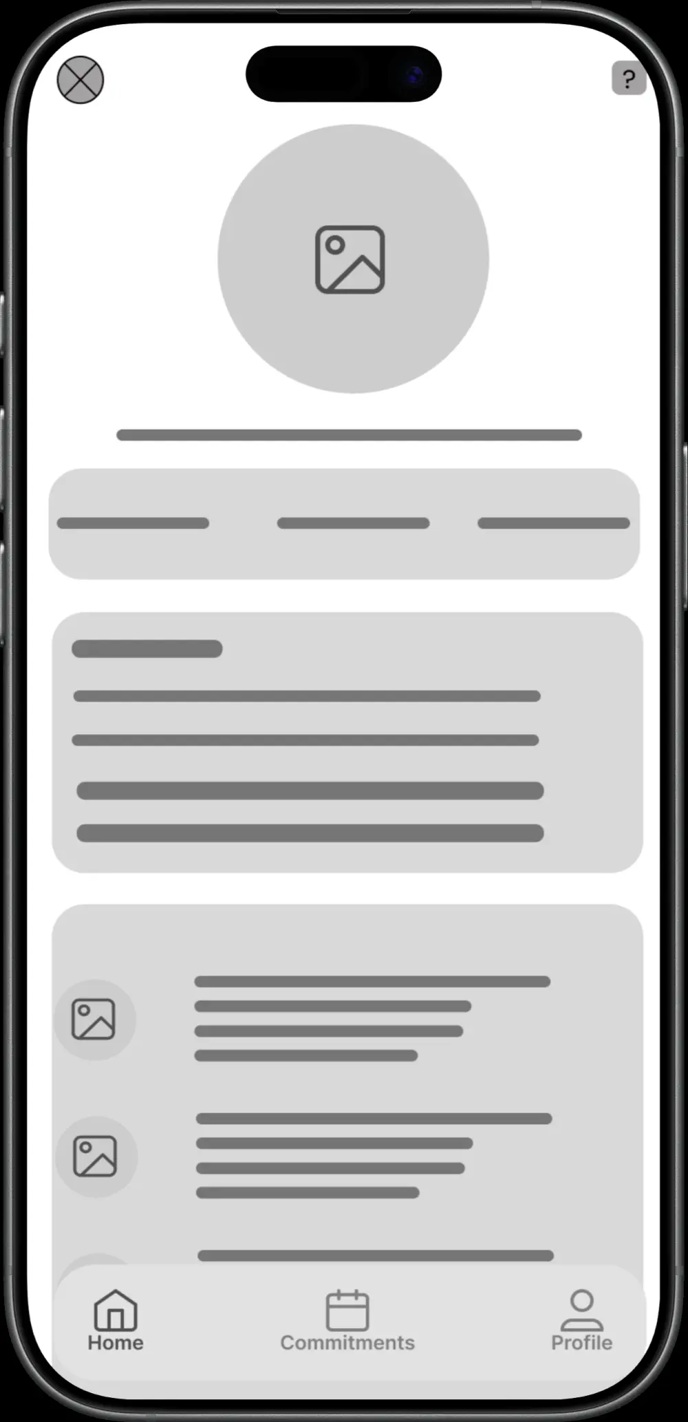 تصميم 1 Wireframes احترافية لشاشات تطبيق موبايل Ui/Ux design