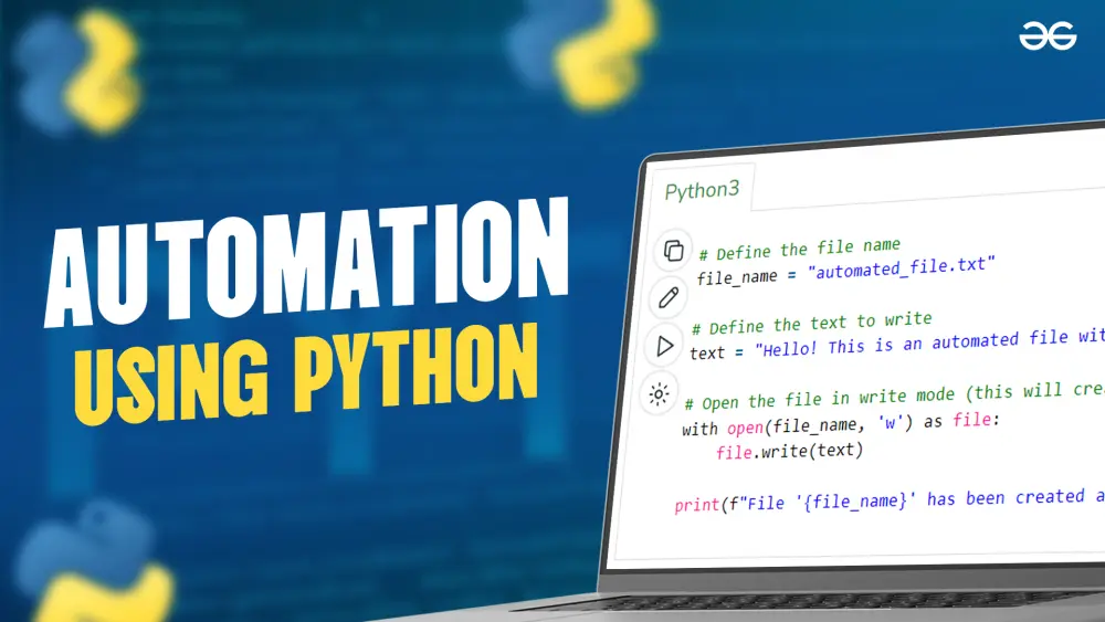 برمجة سكريبتات Python لأتمتة المهام ومعالجة البيانات