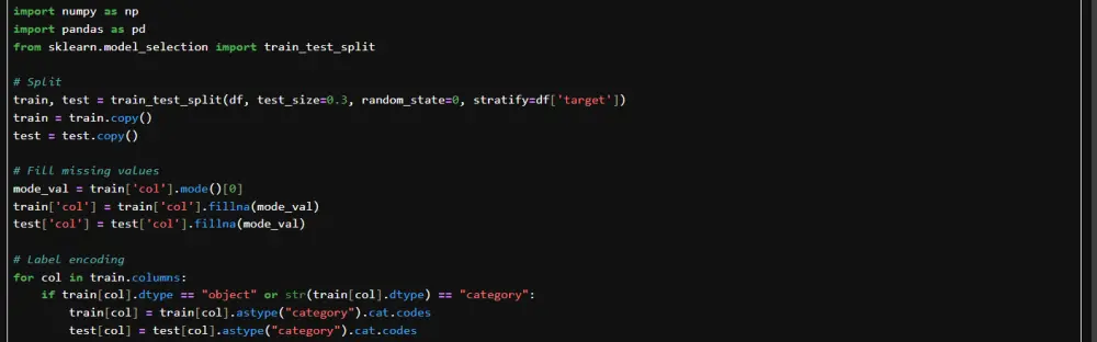 تنظيف البيانات ومعالجتها المسبقة