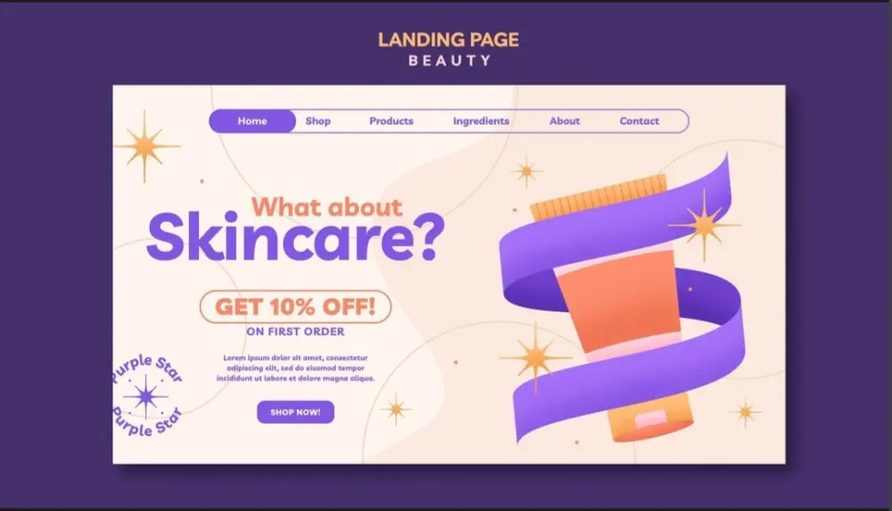 تصميم Landing Page احترافية بتصميم عصري وجذاب