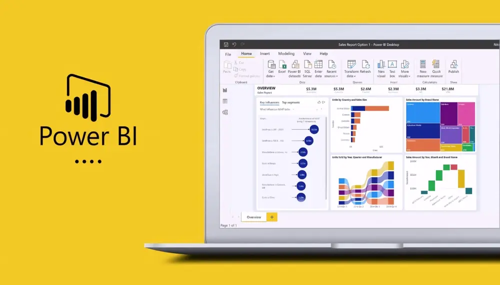 إنشاء داشبورد احترافية وتحليل البيانات باستخدام Power BI
