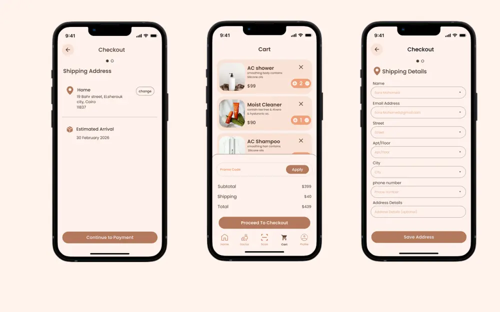 تصمم تطبيق موبايل احترافي UI/UX باستخدام Figma