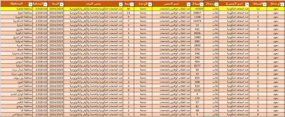 إدخال البيانات باستخدام إكسيل و تنسيقها | Excel Data Entry