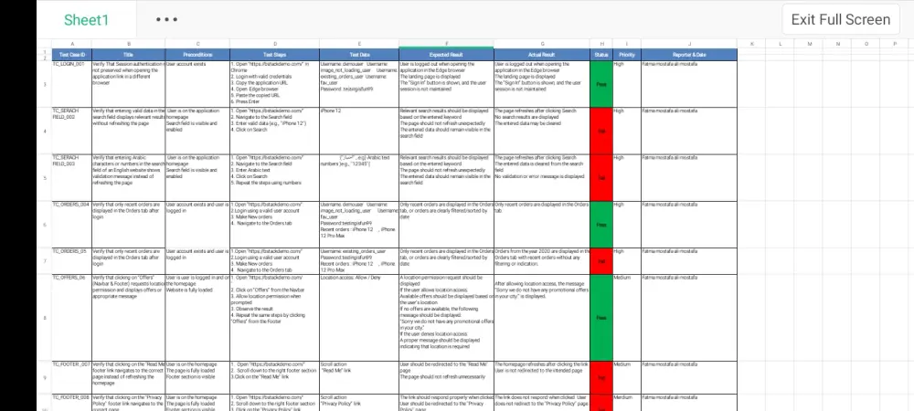اختبار شامل لموقعك أو تطبيقك لاكتشاف الأخطاء وتحسين الأداء | Manual & Automation Testing
