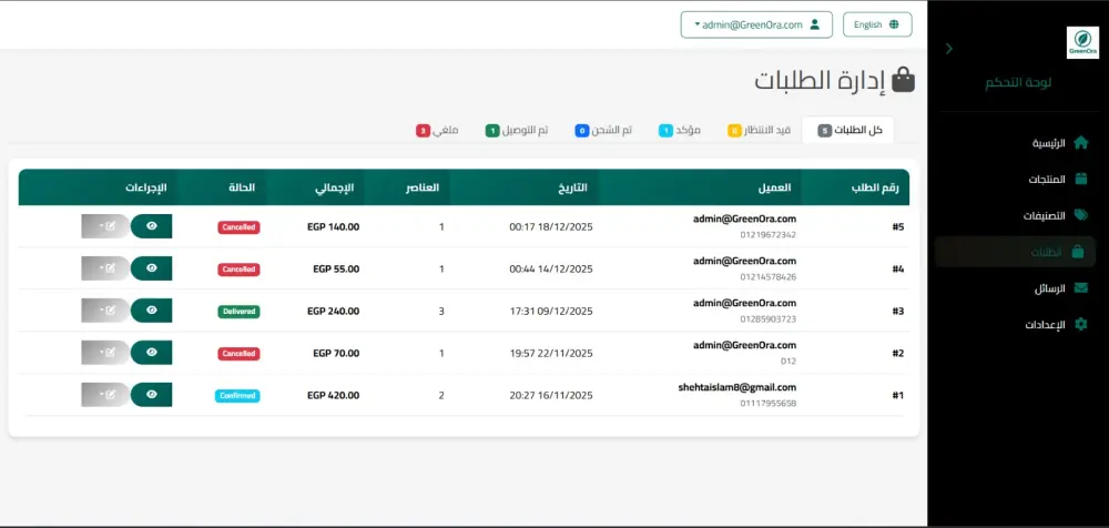 متجر إلكتروني متكامل (E-commerce Platform)