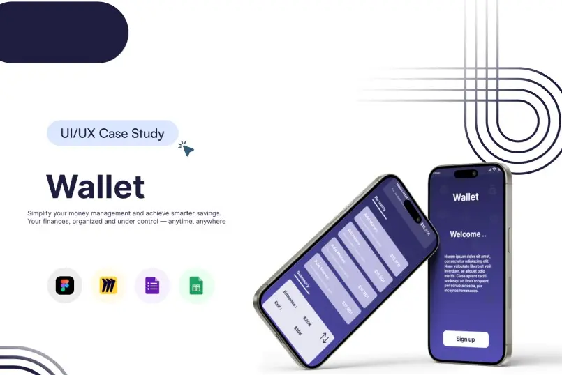 تصميم واجهات تطبيق محفظة إلكترونية ذكية (Uwallet) - UI/UX Design