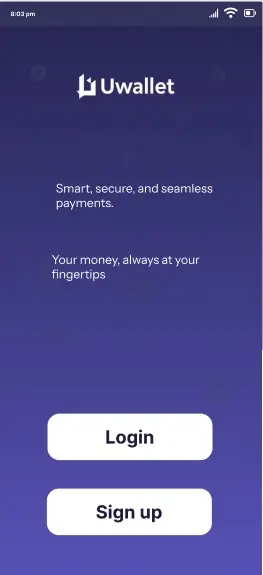 تصميم واجهات تطبيق محفظة إلكترونية ذكية (Uwallet) - UI/UX Design