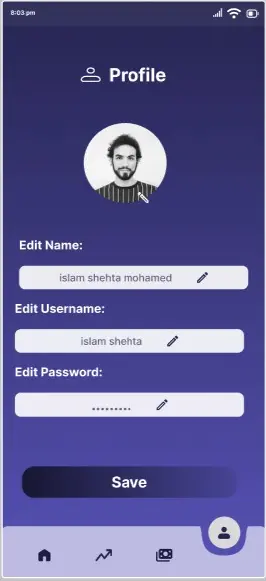 تصميم واجهات تطبيق محفظة إلكترونية ذكية (Uwallet) - UI/UX Design
