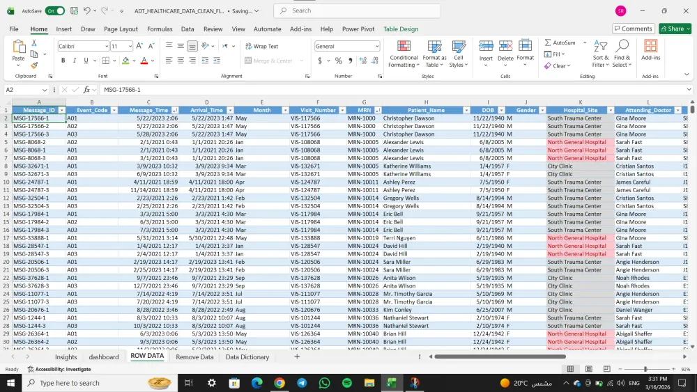 إدخال البيانات بدقة وسرعة في Excel