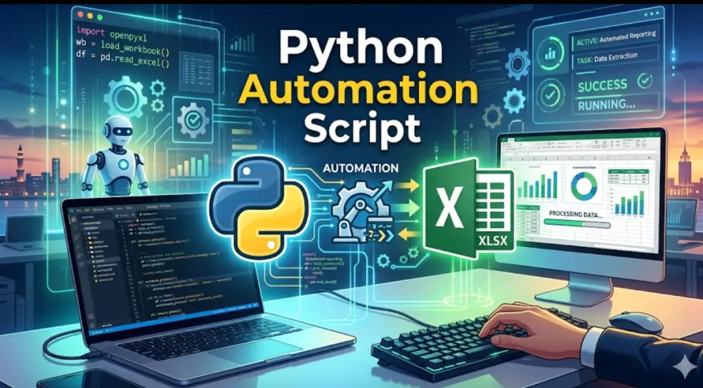 كتابة سكربت Python لأتمتة المهام وتحويل الملفات