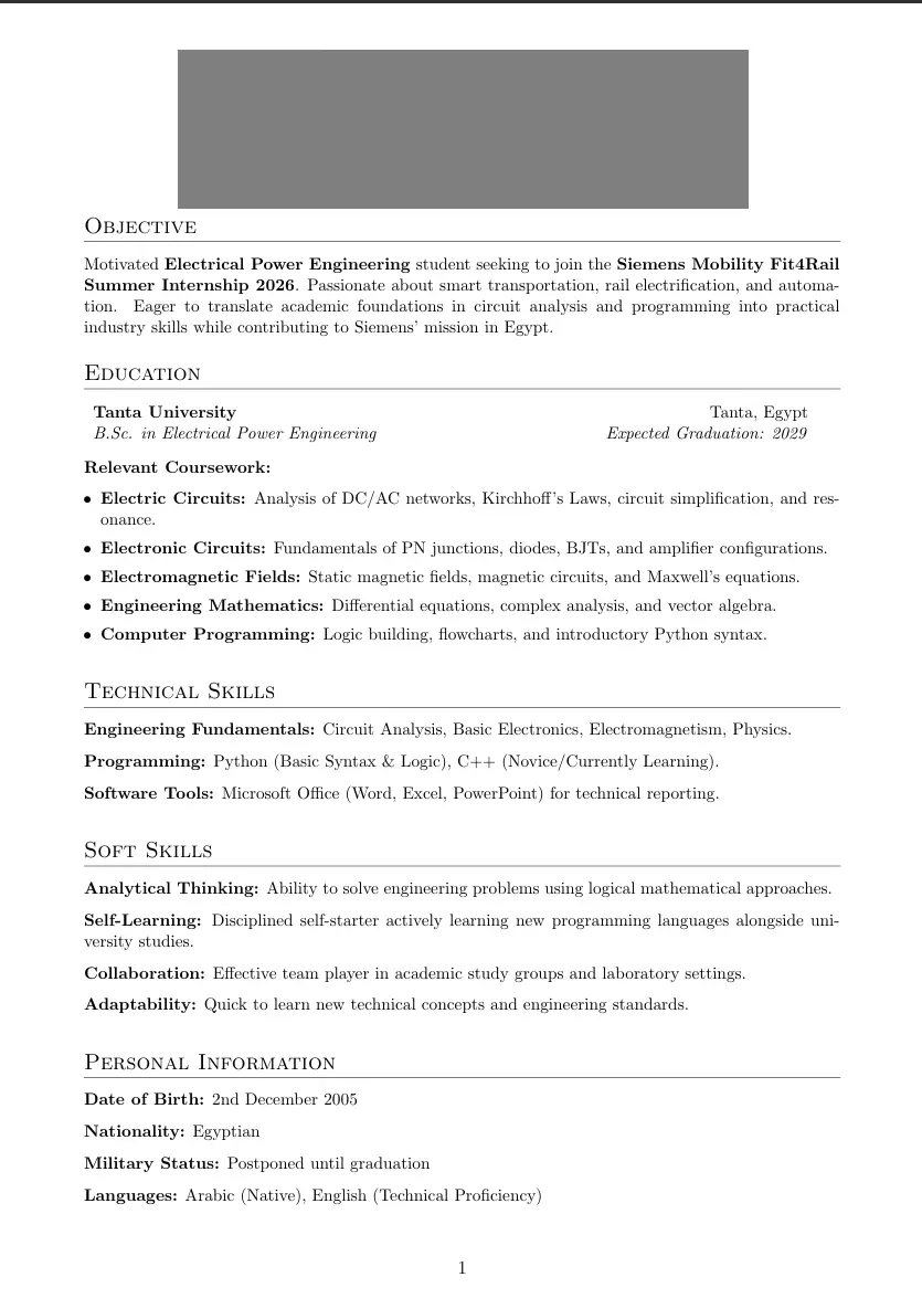 كتابة وتصميم سيرة ذاتية CV احترافية متوافقة مع أنظمة الـ ATS