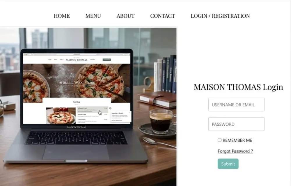 تصميم صفحة ويب احترافية باستخدام HTML و CSS