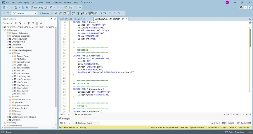 إنشاء قاعدة بيانات SQL احترافية مع ERD و Schema لمشروعك