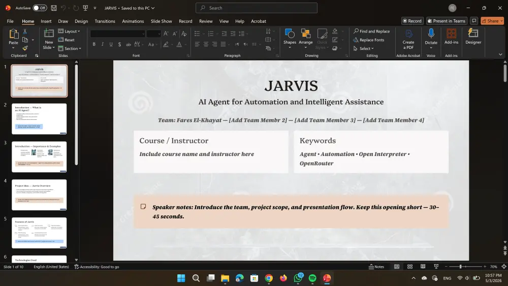 تصميم عرض PowerPoint احترافي وجذاب خلال 24 ساعة