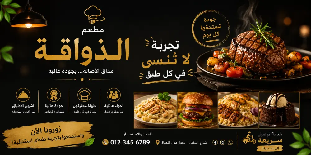 تصميم بوستر اعلانى احترافي