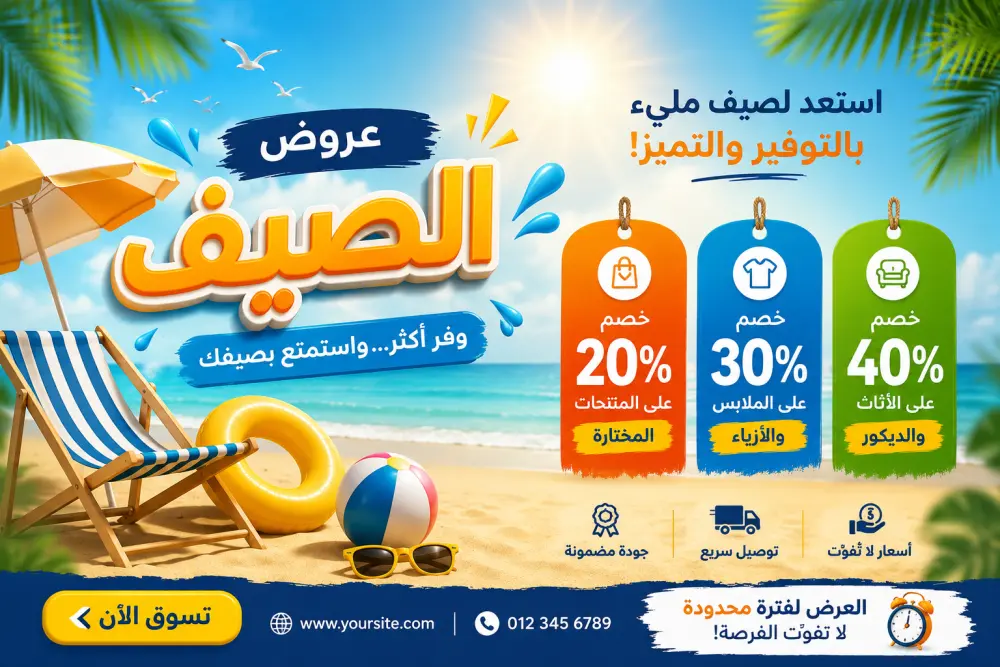 تصميم بوستر اعلانى احترافي