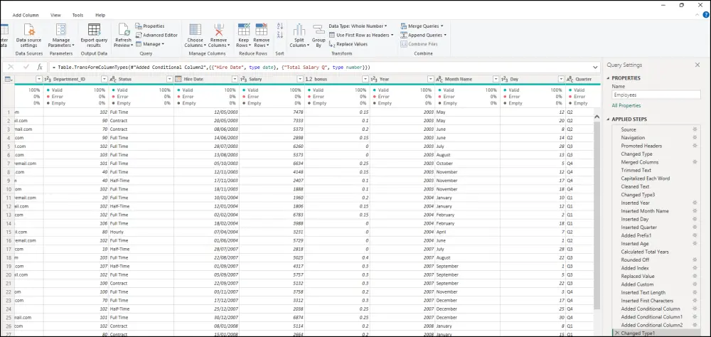 تنظيف ومعالجة وتتنسيق وتجهيز البيانات باستخدام باور كويري خلال 24 ساعة | ( Data Cleaning ) ( Power Query )