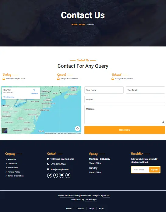 برمجة موقع مطعم احترافي مع منيو تفاعلي