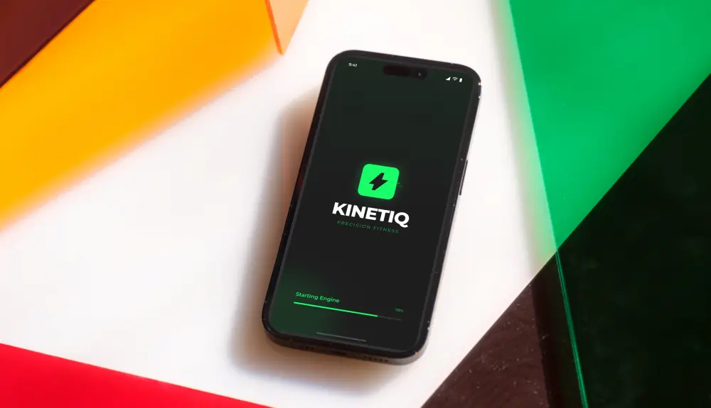 تصميم UI/UX احترافي لتطبيق جيم ولياقة بدنية – Kinetiq Fitness App