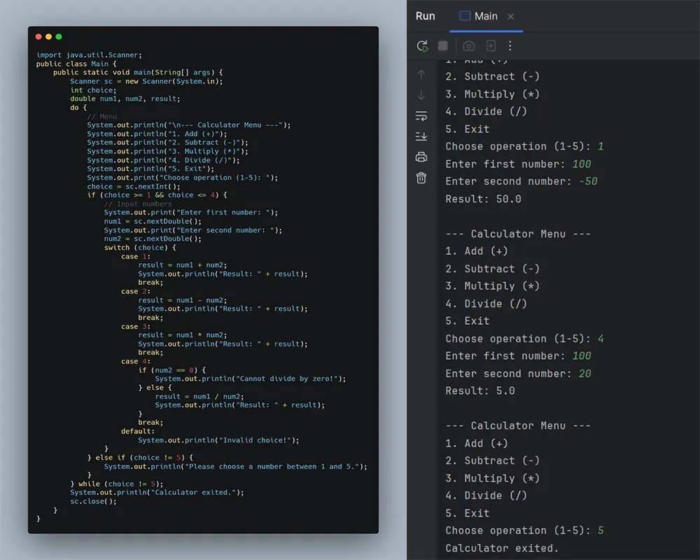 حل وتنفيذ مشاريع ومسائل برمجية بلغة Java و JavaScript و C++