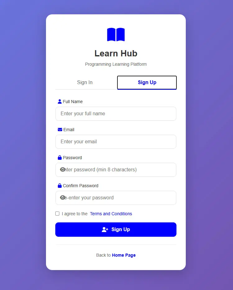 تصميم موقع إلكتروني باستخدام HTML و Css و javaScript