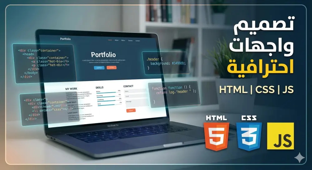 تصميم وتطوير واجهات مواقع ويب عصرية ومتكاملة