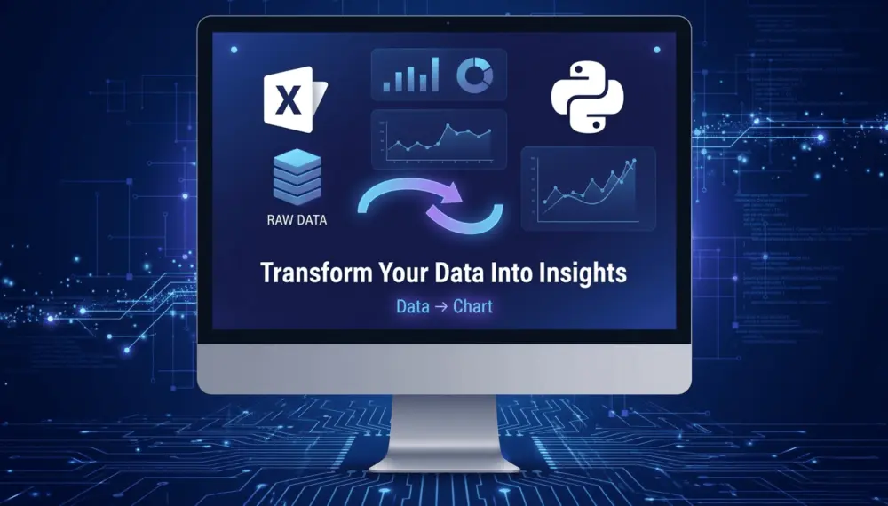 تحليل بيانات باستخدام Excel أو python او Power BI