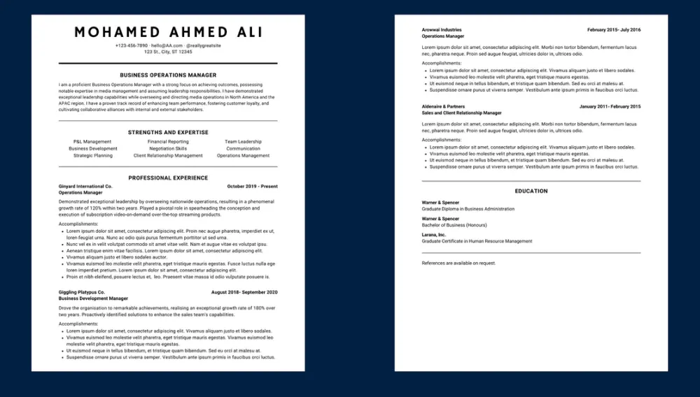 كتابة وتصميم سيرة ذاتية احترافية متوافقة مع ATS لزيادة فرص القبول الوظيفي