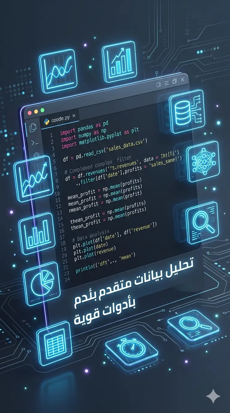 تحليل بياناتك باستخدام Python وتقديم تقرير احترافي