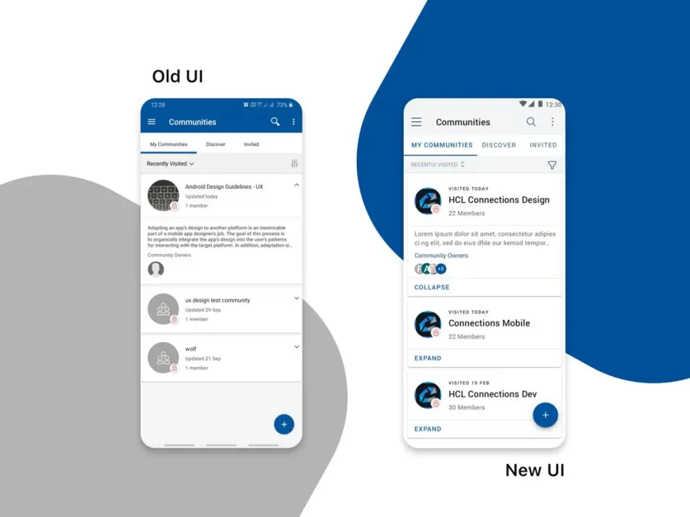 "إعادة تصميم شاشة UI بشكل احترافي (Before / After)"