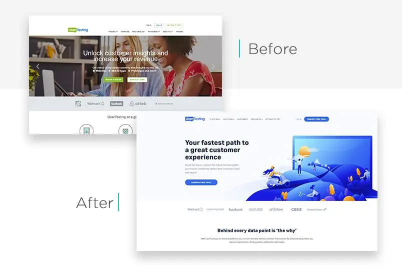 "إعادة تصميم شاشة UI بشكل احترافي (Before / After)"