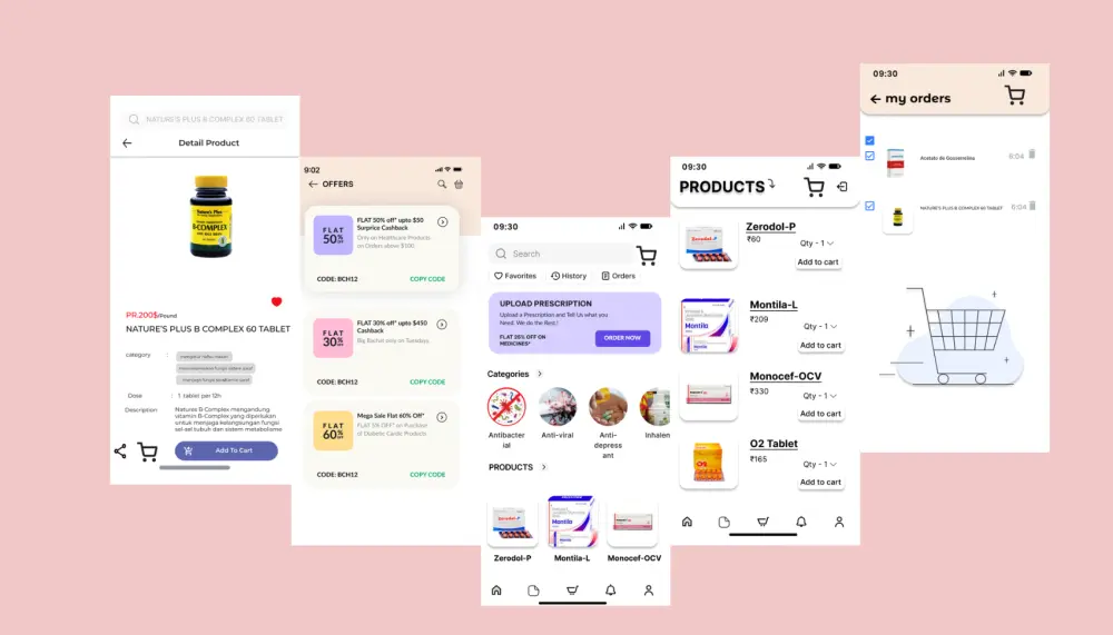 تصميم واجهات UI احترافية وعصرية لتطبيقات الموبايل باستخدام Figma