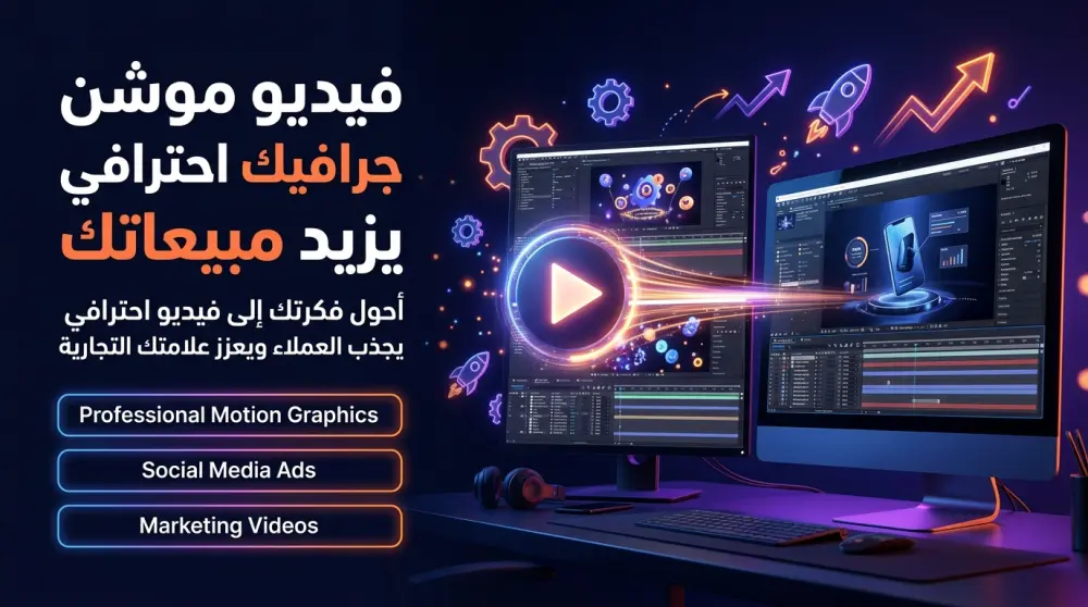 تصميم موشن جرافيك احترافي يجذب العملاء ويزيد مبيعات مشروعك