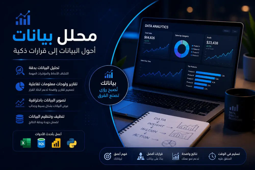 تنظيف البيانات + تحليل البيانات واستخراج Insights باستخدام Python