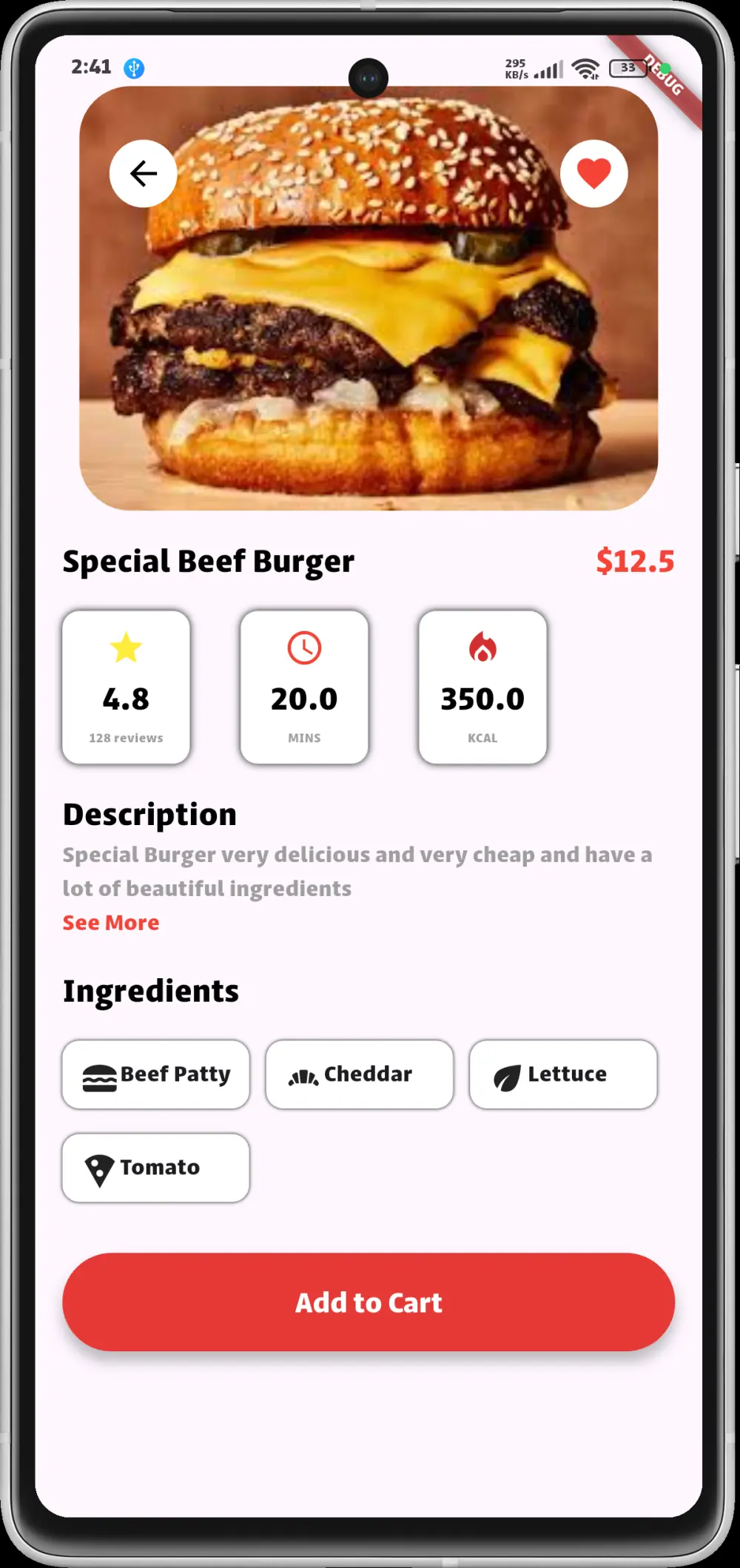 برمجة من 2 ل 3 صفحات (UI) احترافية ومتجاوبة لتطبيق موبايل باستخدام Flutter