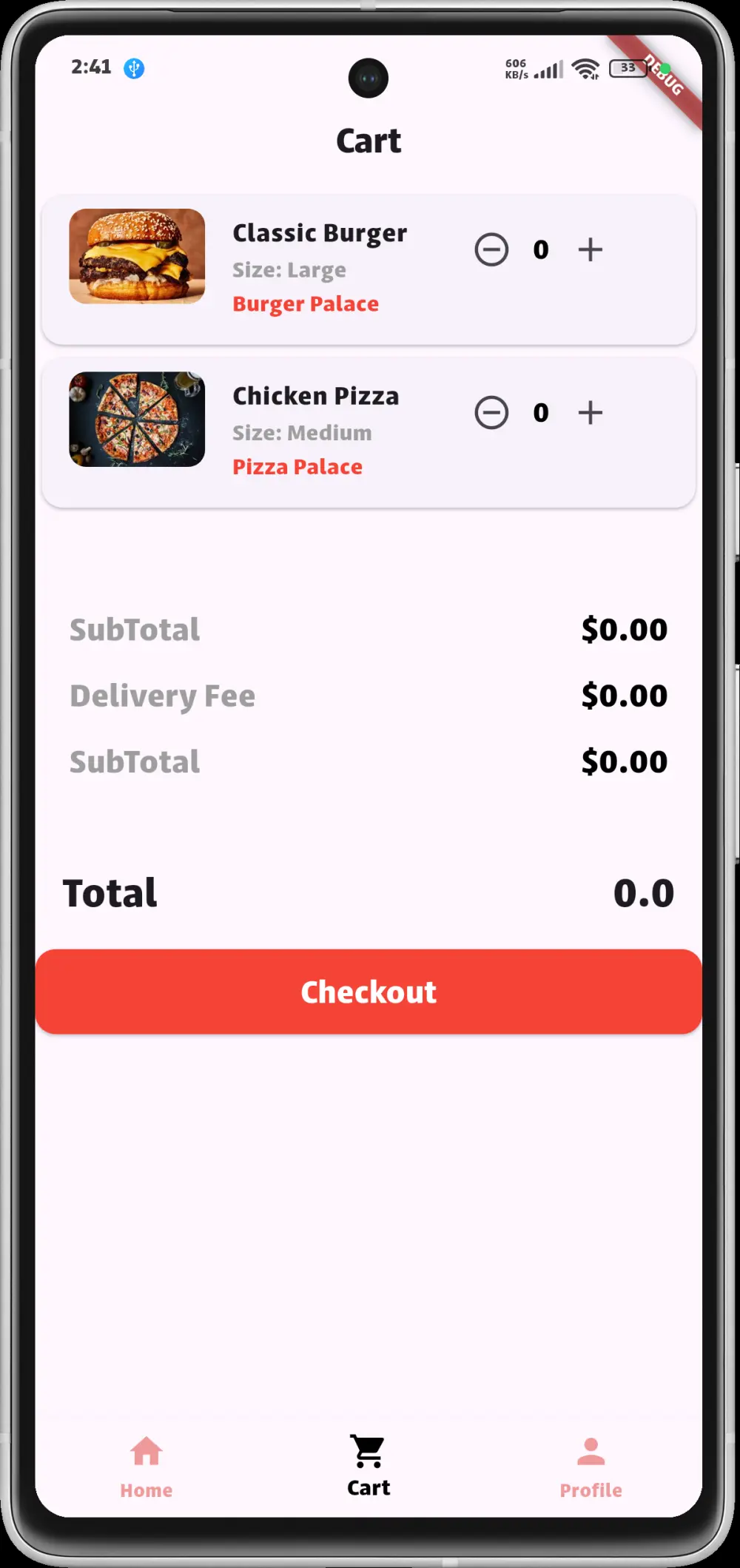 برمجة من 2 ل 3 صفحات (UI) احترافية ومتجاوبة لتطبيق موبايل باستخدام Flutter