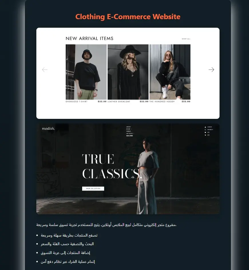 تصميم موقع ويب احترافي