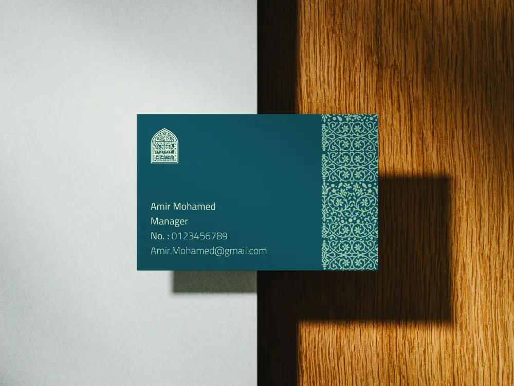 تصميم كروت شخصية (Business Cards) احترافية تعكس هويتك أو هوية مشروعك بشكل مميز وأنيق.
