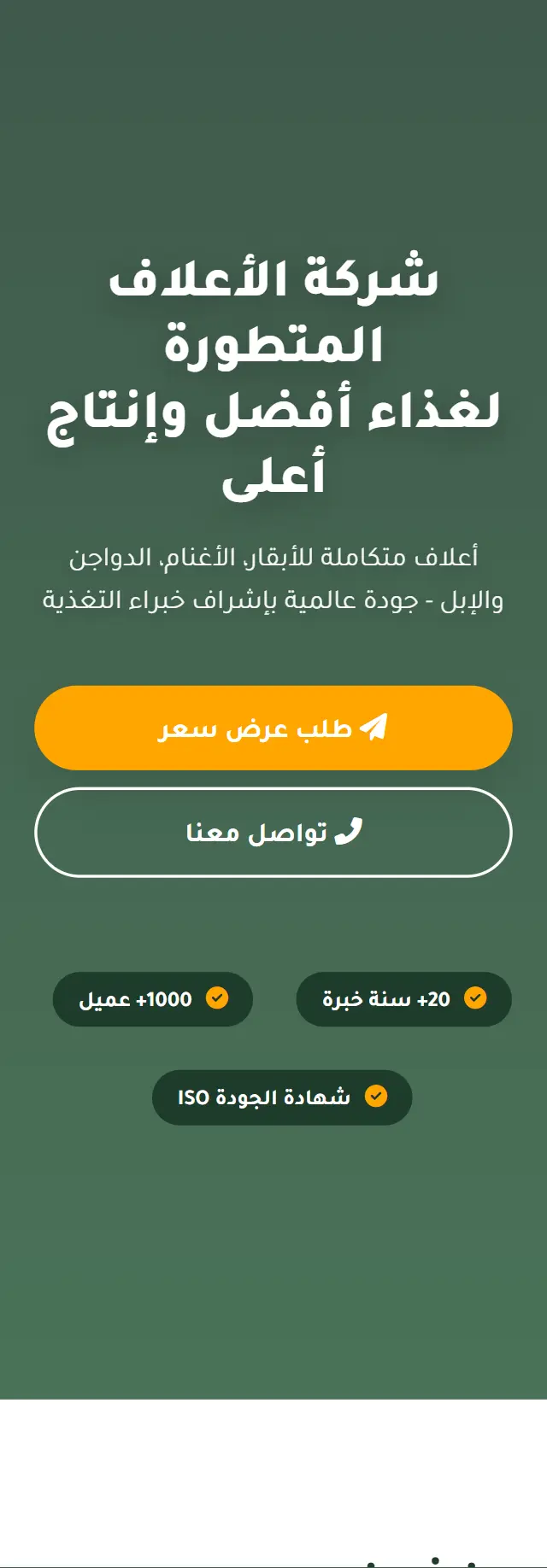 تصميم Landing Page او تصميم مواقع احترافية