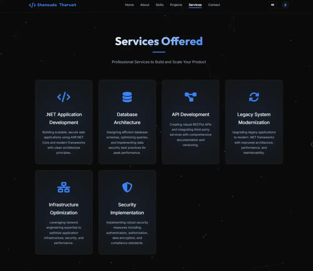🚀 تصميم وتطوير بورتفوليو احترافي متعدد الصفحات (Multi-Page Portfolio)
