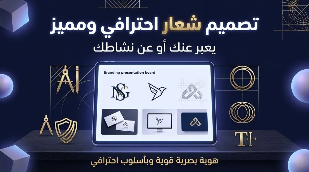 تصميم Logo احترافي وفريد للأنشطة التجارية والهوية الشخصية