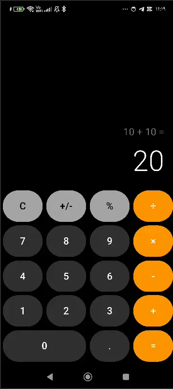 تطبيق آلة حاسبة احترافي بنظام iOS باستخدام Flutter