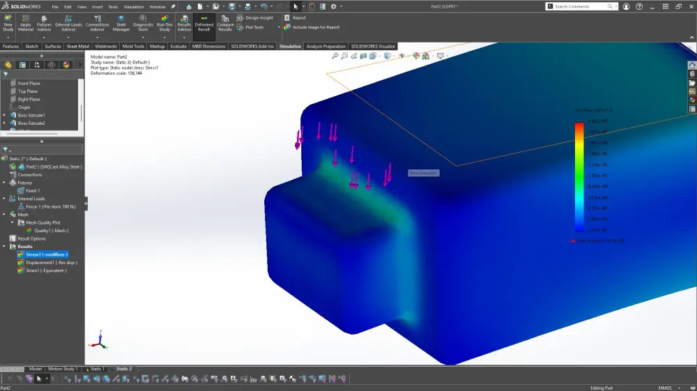 تصميم أجزاء ميكانيكية (Mechanical Parts) جاهزة للتصنيع والطباعة ثلاثية الأبعاد.